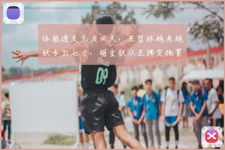 体能透支无力回天，王哲林越老越妖专打七寸，胡金秋从王牌变拖累