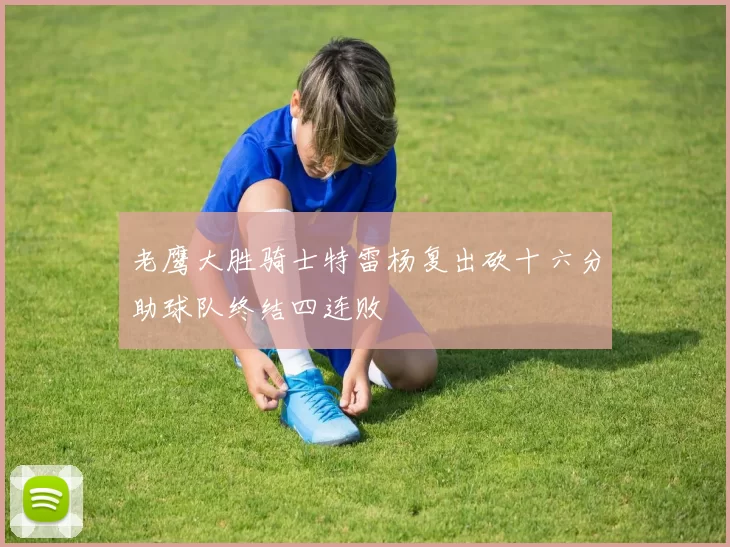 老鹰大胜骑士特雷杨复出砍十六分助球队终结四连败